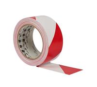 3M 767RW50 Hazard Marking Vinyl Tape, 50 mm x 33 m, Red/White (Pack of 24)