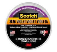 3M 80611211634 35 Scotch Electrical Colour Coding Tape, Vinyl, 19 mm x 20 m, Violet