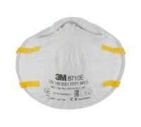 3M 8710E FFP1 Unvalved Respirator Mask Reusable Particulate Protection - 20 Pack
