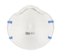 3M 8810 FFP2 Respirator, Cup Shaped Particulate Respirator - 3-Pack