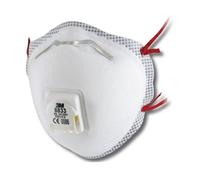 3M 8833 Disposable Respirator, FFP3, Valved (Pack of 10)
