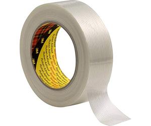 3M 8956 General Purpose Filament Tape, 19 mm x 50 m, Translucent, Pack of 48
