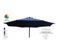 (3m 8arm 180g, Blue) Replacement Fabric Garden Parasol Canopy Cover