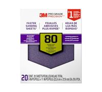 3M 9" X 11" 80 Grit Professional Grade Sandpaper