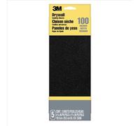 3M 9092DCNA Drywall Sanding Sheets, 4.1875 in x 11 1/4 in, 5-Sheet Medium-Grit