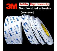 3M 9448A double-sided adhesive, ultra-thin, high viscosity, fixed, strong, non-trace, high temperature white 3M adhesive 2cm50m-0.78in1968in