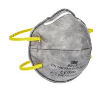 3M 9913 Disposable Respirator Mask FFP1 Carbon Filter Unvalved Dust - 20 Pack