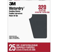 3M 99421 Sand Paper, Clear, 9" x 11"
