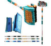 3M 9Ft Aluminium Telescopic Water Kit Window Vehicle Garden Washer Water Brush Extendable Diy Cleaning Washing Scrub Cars Vans