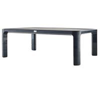 3M Adjustable Monitor Stand for Monitors and Laptops, Three Leg Segments Simply Adjust Height from 1.7" to 5.5", Holds up to 20 lbs, 13.6 in Clearance Between Legs for Storage, Black (MS85B)