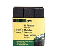 3M All Purpose Fine Grit Sanding Sponge Pack (9.52 x 6.66 x 2.54 cm, 3 Pc.)