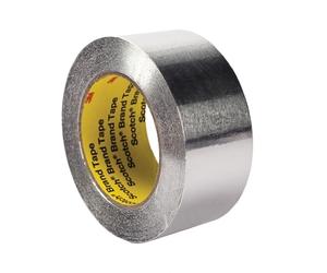 3M Aluminium Foil Tape 425, Silver, 50 mm x 55 m, 0.12 mm
