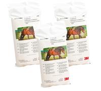 3M Animalintex Poultice Pad for Horses, 8 in. x 16 in. Hot or Cold Veterinary Dressing for Abscess Care, Hoof Support, Leg Injury Protection, First Aid Wrap/Bandage, 3-Pack