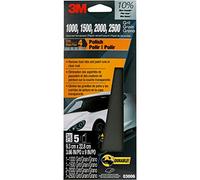 3M Auto Wet Or Dry Sandpaper 3 2/3 in x 9 in, 1000, 1500, 2000, 2500 Assorted Grit Pack, 5 Sheets
