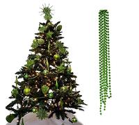 3m Bead Garland Luxury Christmas Tree & Room Decoration 8mm Bead 3m Chain (Lime)