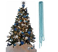 3m Bead Garland Luxury Christmas Tree & Room Decoration 8mm Bead 3m Chain (Turquoise)