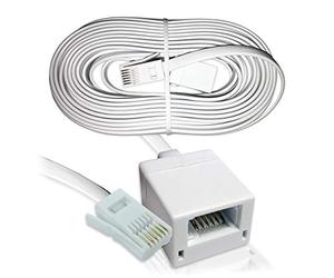 3m BT Male to Female Extension Cable/Telephone Fax Modem Extension Lead/iCHOOSE