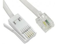 3m BT Male to RJ11 Plug Cable Telephone to Modem / Router Lead Cable TV & SKY