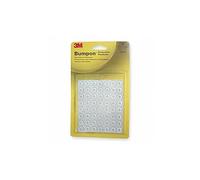 3M Bumpon SJ5312BL Protective Products Mini-pack, Transparent, 56 pieces, 12.7 x 3.5 mm, Acrylic adhesive A-20