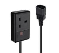 3m C14 Plug to UK 3-Pin Socket Power Cable