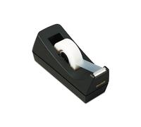 3M C38BK Desktop Tape Dispenser 1'' core Weighted Non-Skid Base Black