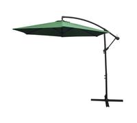 MonsterShop Green Cantilever Parasol And Fan Base