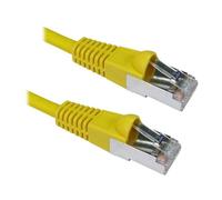 Cables Direct 3m CAT6a. M - M networking cable Yellow S/FTP (S-STP)