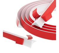 3M Ceiling Coving Self Adhesive 20×15mm, TPE Double-Sided Flexible Moulding Skirting Board Trim, Quadrant Beading for Laminate Flooring, Wall Ceiling, Cabinet Countertop (3M)