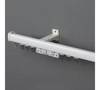 3m Ceiling Curtain Track SetAluminumWindow Rail for Room Dividers Shower Curtains & DrapesWall Mounted 2.4m/7.9ft Privacy Solution
