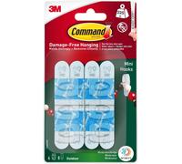 3M CLAW Command Outdoor Clear Mini Hooks 17006H-AW in White 3M CLAW White