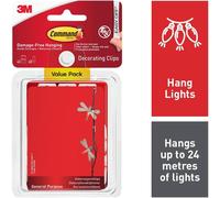 3M CLAW Command White Decorating Clips Value Pack 3M CLAW White
