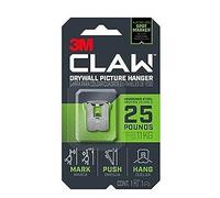 3M Claw Drywall Picture Hanger 25 lb 3PH25-1ES-ALT, 1 Hanger