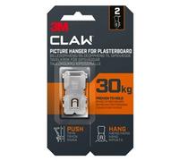 3M Claw Drywall Picture Hanger 30kg (Pack of 2) 7100269195