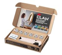 3M Claw Drywall Picture Hanger with Temporary Spot Marker, Holds 15 lbs, 6 Hangers, 6 Markers/Pack