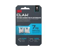 3M Claw Picture Hanger Stainless Steel - 7Kg (Pack of 2)