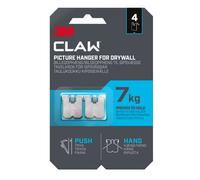 3M Claw Picture Hanger (H)23mm (W)23mm, Pack Of 4
