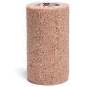3M™ Coban™ NL Non-Latex Self-Adherent Wrap with Hand Tear, 2084, 4 in x 5 yd, 18 Rolls/Case