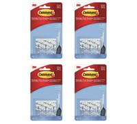 3M COMMAND 17067CLR | Clear Wire Small Hooks & Strips | Damage Free | Holds 225g