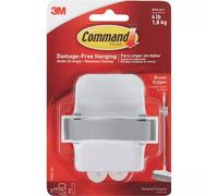 3M Command Broom Gripper With Command Adhesive Strips White (Each) - 7100134363