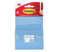 3M Command Clear 40 Mini Refill Strips - Transparent