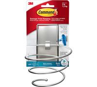 3M Command Command Bath Satin Nickel Hair Dryer Holder Bath39-Sn