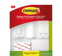 3M Command Damage Free Picture Hanging Kit Assorted Adhesive Strips and Hangers