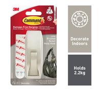 3M Command Damage Free Self Adhesive Hooks Various Styles for Indoor Outdoor Use