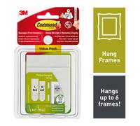 3M Command Damage Free Self Adhesive Picture Hanging Strips Hangers and Kits