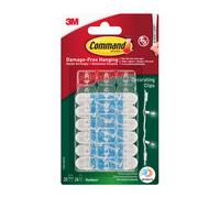 Command Indoor Outdoor Decorating Clips (Pack of 20)