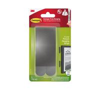 3M Command Extra Large Black Picture Hanging Adhesive Strip (Holds)9Kg, 4 Pairs
