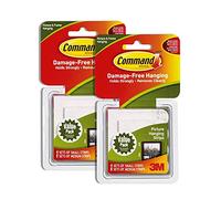 3M Command Large Adhesive Strips Damage Free Picture Frame Poster Hanging 4 pairs