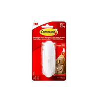 3M Command Large Designer Hook White Hook and 2 Strips, Acrylic
