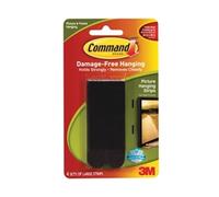Command Adhesive Strips Black 17206BLK-UKN Pack of 4