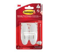 3M Command Medium White Wire Hook (Holds)1.3Kg, Pack Of 2